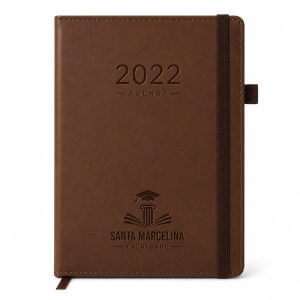 Agenda Personalizada com Capa de Couro