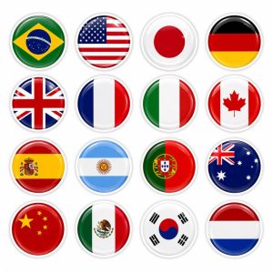 Adesivo Resinado de Países Personalizado