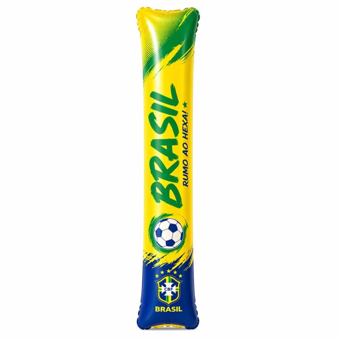 Bastão Bate-bate Inflável Copa Torcida Brasil