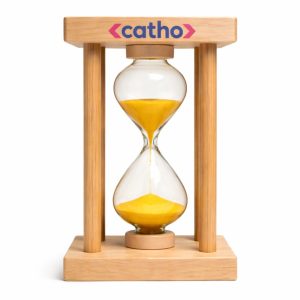 Ampulheta de Madeira Personalizada