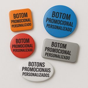 Botons promocionais personalizados