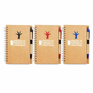 Caderno Kraft Reciclagem