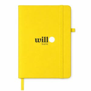 Caderno Moleskine Metalizada para Brindes