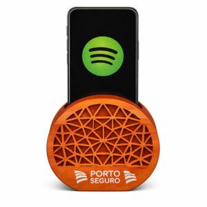 Caixa Acústica Para Celular Eco Sound Ball Geométrica