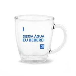 Caneca de Vidro Personalizada