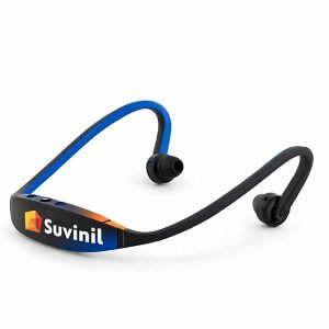 Fone de Ouvido Desportivos em ABS e Silicone