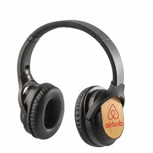 Fones de Ouvido Wireless em Bambu e ABS