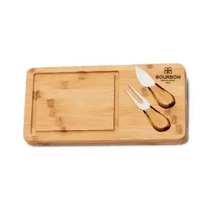 Kit Queijo em Madeira Personalizado
