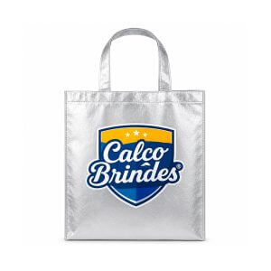 Bolsa Ecobag em Tecido TNT Metalizado
