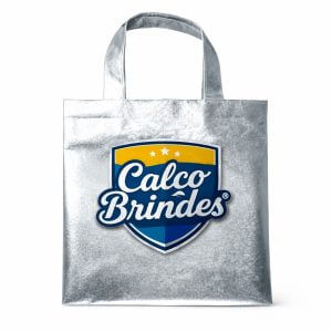 Bolsa Ecobag em Tecido TNT Metalizado