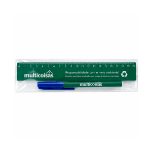 Kit Régua Caneta Tetrapak