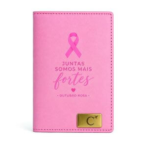 Porta Passaporte Individual Rosa Blush