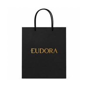 Sacola De Papel Personalizada Logo Metalizada