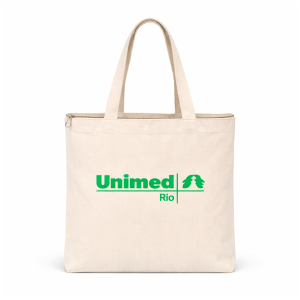 Sacola de Algodão com Fecho