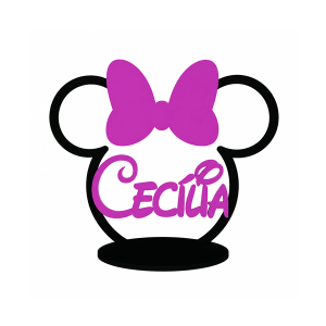 Totem de Mesa Minnie em MDF