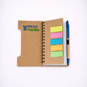 Bloco com Caneta de Anotações Ecológico