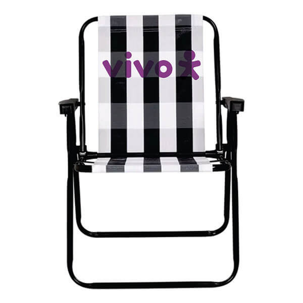 Cadeira de Praia Alta Personalizada