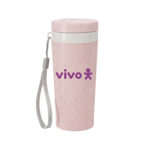 Copo Térmico Fibra de Bambu Personalizado