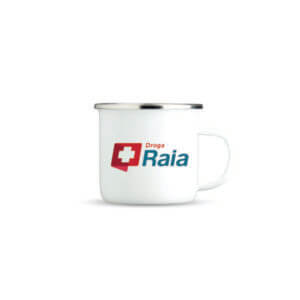 Caneca de alumínio com logo