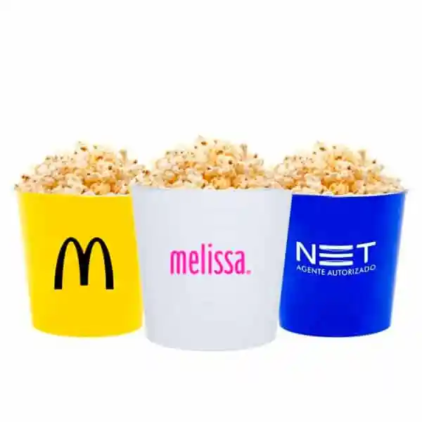 Balde de Pipoca para Personalizar 2.5 Litros