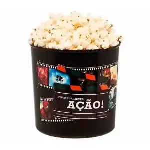 Balde de Pipoca 3 Litros Personalizado