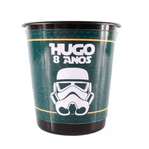 Balde de Pipoca Personalizado para Festa Infantil
