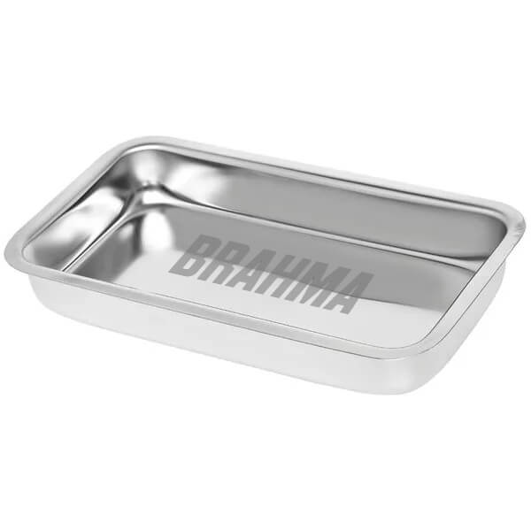 Bandeja Grande em Aço Inox