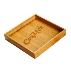 Bandeja Quadrada Bambu Personalizada