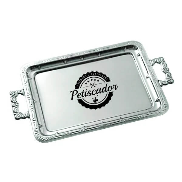 Bandeja Retangular Personaliza