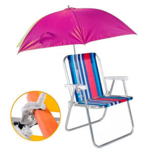 Cadeira de Praia e Guarda Sol Personalizado