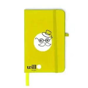 Caderno Moleskine Metalizada para Brindes