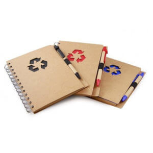 Caderno Kraft Reciclagem
