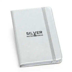 Caderno Moleskine Capa Metalizada para Brindes