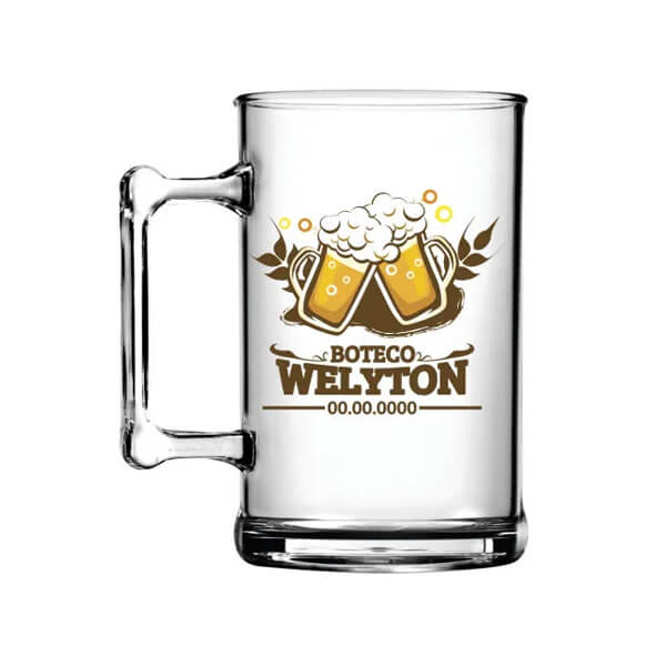 Caneca de Chopp Personalizada Acrílico