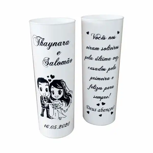 Copo Long Drink Personalizado para Casamento