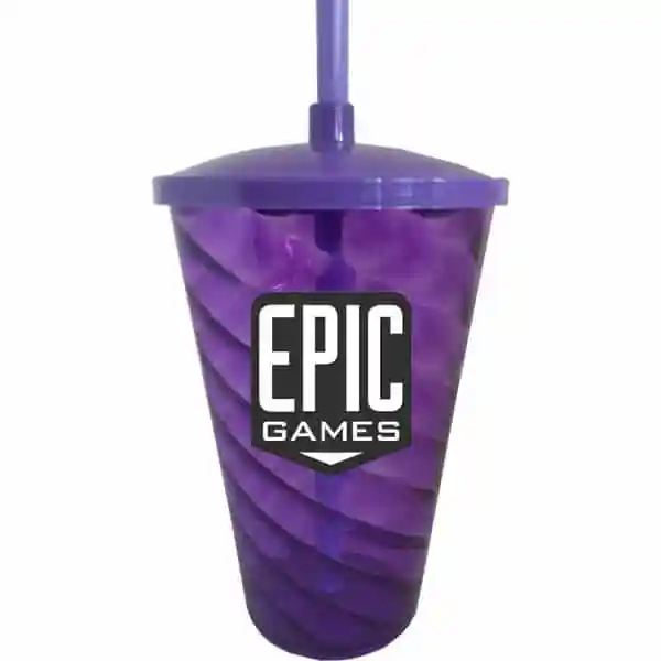 Copo com Canudo 1 Litro Personalizado