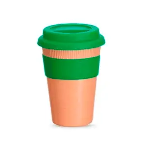 Copo Ecológico com Tampa de Silicone Personalizado