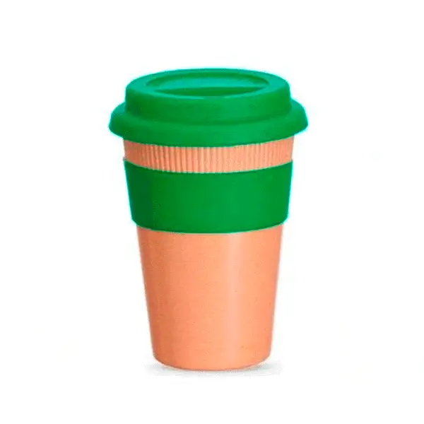 Copo Ecológico com Tampa de Silicone Personalizado