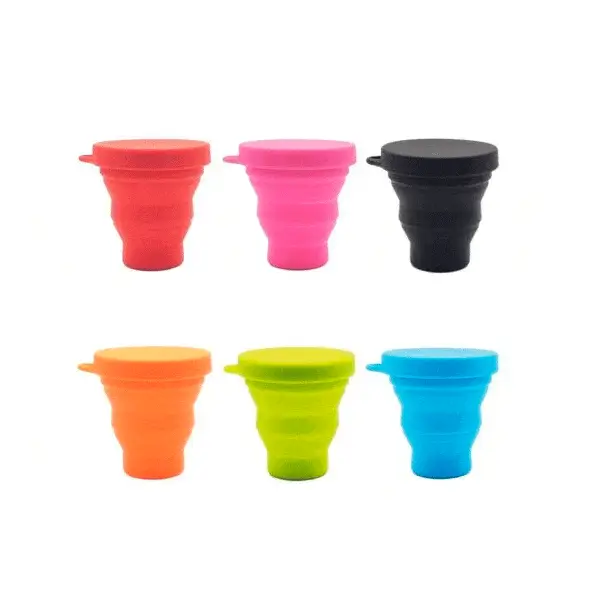 Copo de Silicone Dobrável