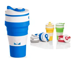 Copo dobrável de silicone personalizado