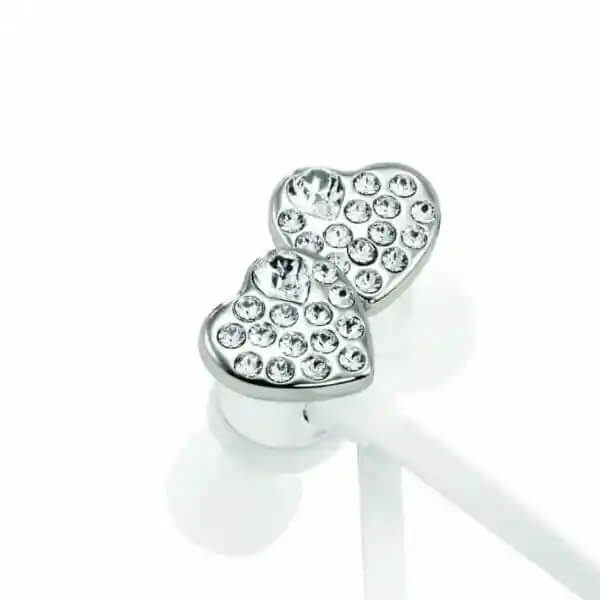Fone de Ouvido Swarovski Heart