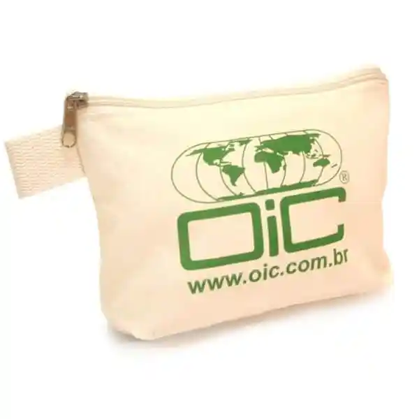 Necessaire Algodão Reta Crua