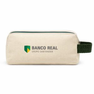 Necessaire Algodão Zíper Duplo