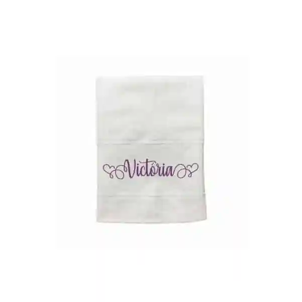 Toalha Personalizada com Nome de Banho