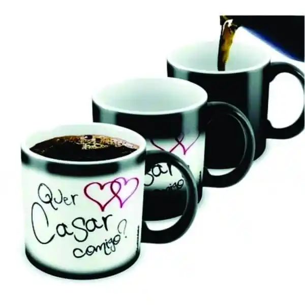 Xícara Mágica Porcelana Personalizada