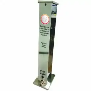 Totem Display Suporte Álcool Gel Personalizado
