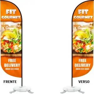Wind Banner Dupla Face Personalizado