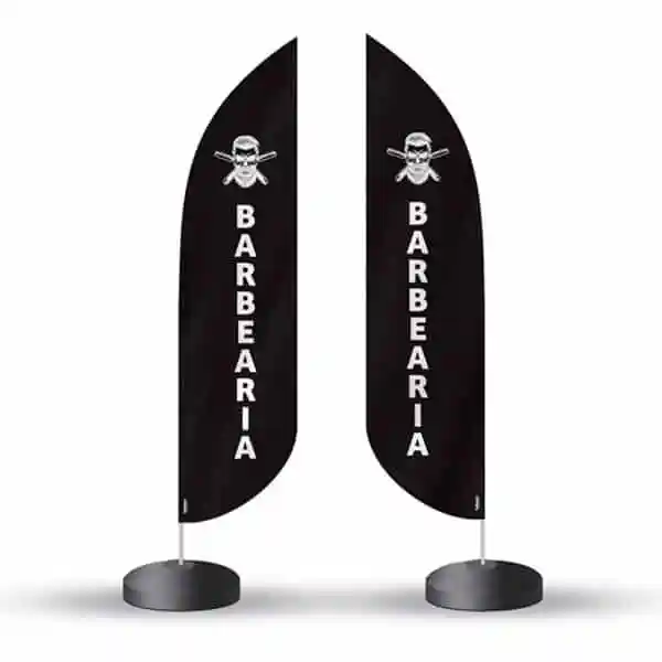 Wind Banner Personalizado Estacada para Solo