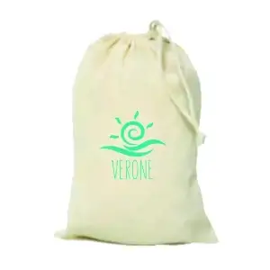 Saquinho de Algodão Cru Personalizado G