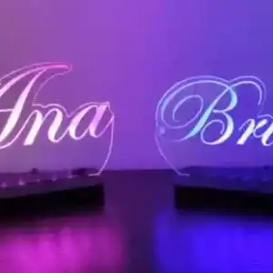 Abajur com Nome Personalizado Brinde